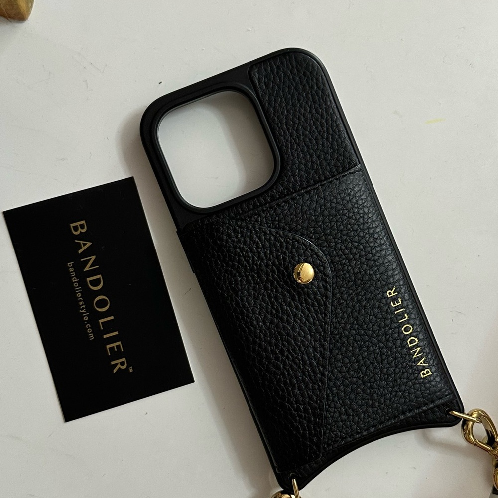 Bandolier Black Crossbody Phone Case IPhone 14 Pro